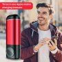 Power bank / külső akkumulátor 5200 mAh vezeték nélküli töltővel Apple Watch / AirPods - piros
