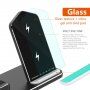 3 az egyben gyors töltő állvány vezeték nélküli töltéshez iPhone / Apple Watch / AirPods - fekete