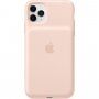 Eredeti Apple hátsó tok akkumulátorral iPhone 11 Pro Max - homokos rózsaszín