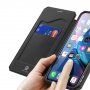 Dux Ducis flip cover tok kártyatartóval - iPhone XR - fekete