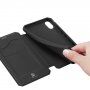 Dux Ducis flip cover tok kártyatartóval - iPhone XR - fekete
