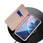 Dux Ducis flip cover tok kártyatartóval - iPhone XR - rózsaszín