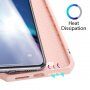Dux Ducis flip cover tok kártyatartóval - iPhone XR - rózsaszín