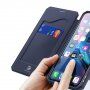 Dux Ducis flip cover tok kártyatartóval - iPhone XR - kék