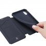 Dux Ducis flip cover tok kártyatartóval - iPhone XR - kék