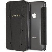 Guess Kaia Book Case borító iPhone XS Max - fekete