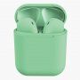 InPods 12 vezeték nélküli Bluetooth fülhallgató töltő tokkal Apple eszközökhöz - zöld