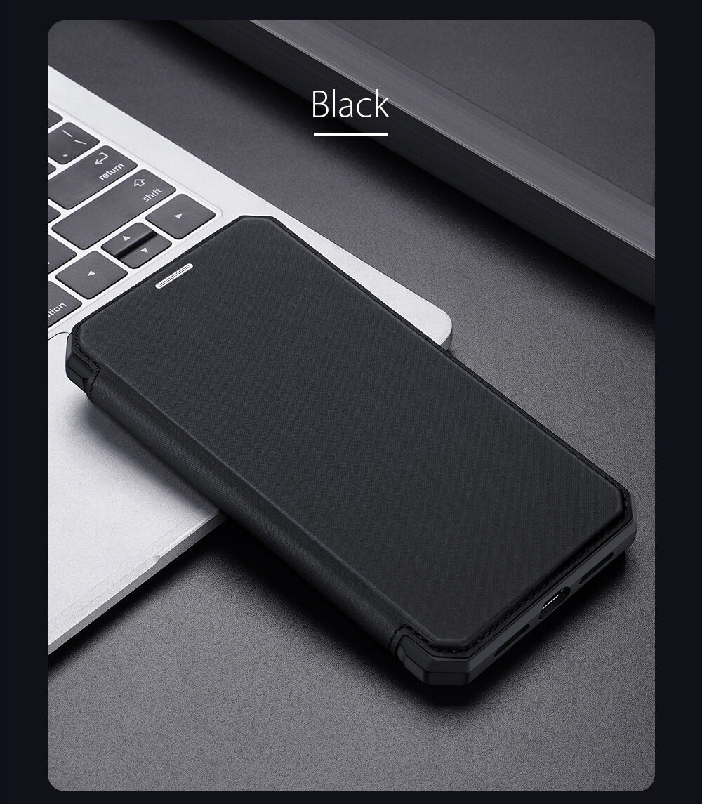 Dux Ducis flip cover tok kártyatartóval - iPhone XR - kék
