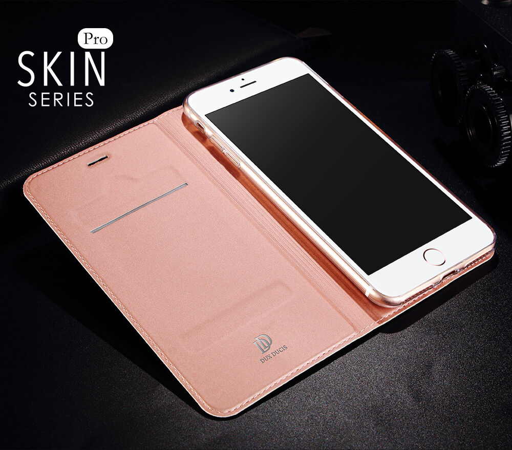Dux Ducis flip cover tok állvánnyal iPhone 7 Plus / 8 Plus - sötétkék