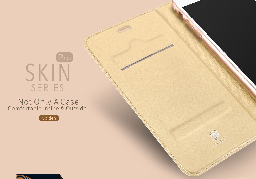 Dux Ducis flip cover tok állvánnyal iPhone 7 Plus / 8 Plus - sötétszürke