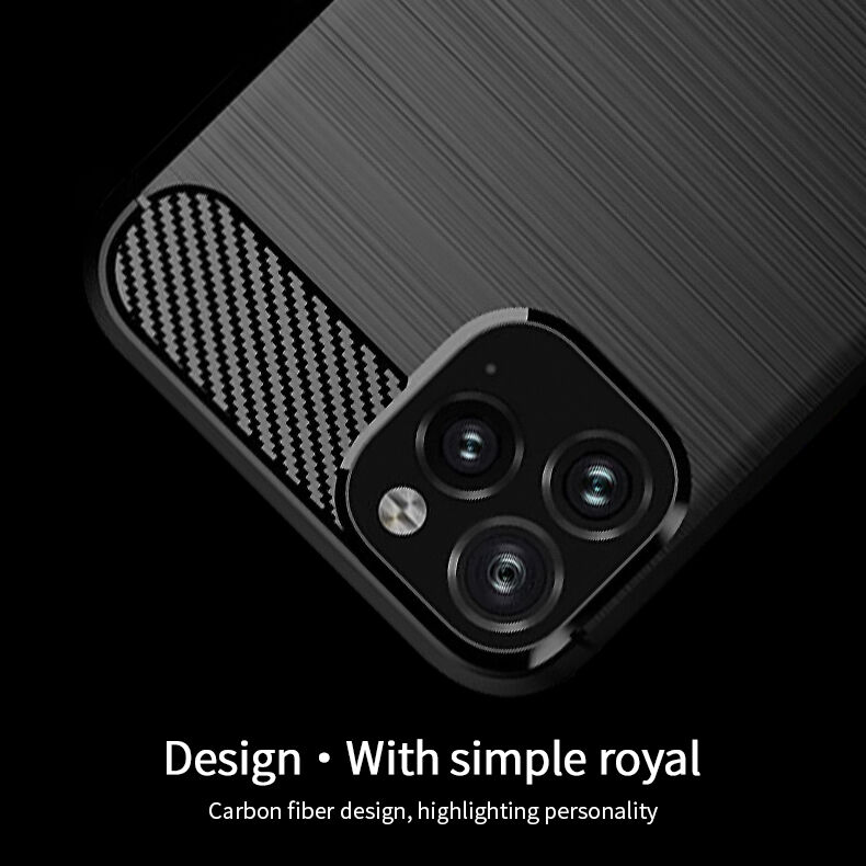 Mofi tok csiszolt textúrával iPhone 11 Pro - sötétkék