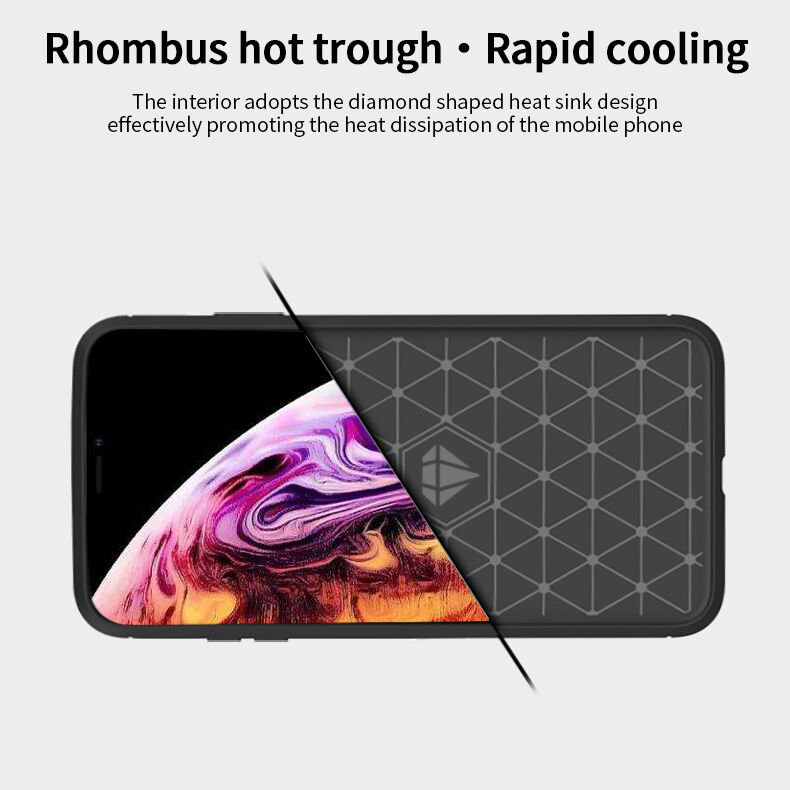 Mofi tok csiszolt textúrával iPhone 11 Pro - sötétkék