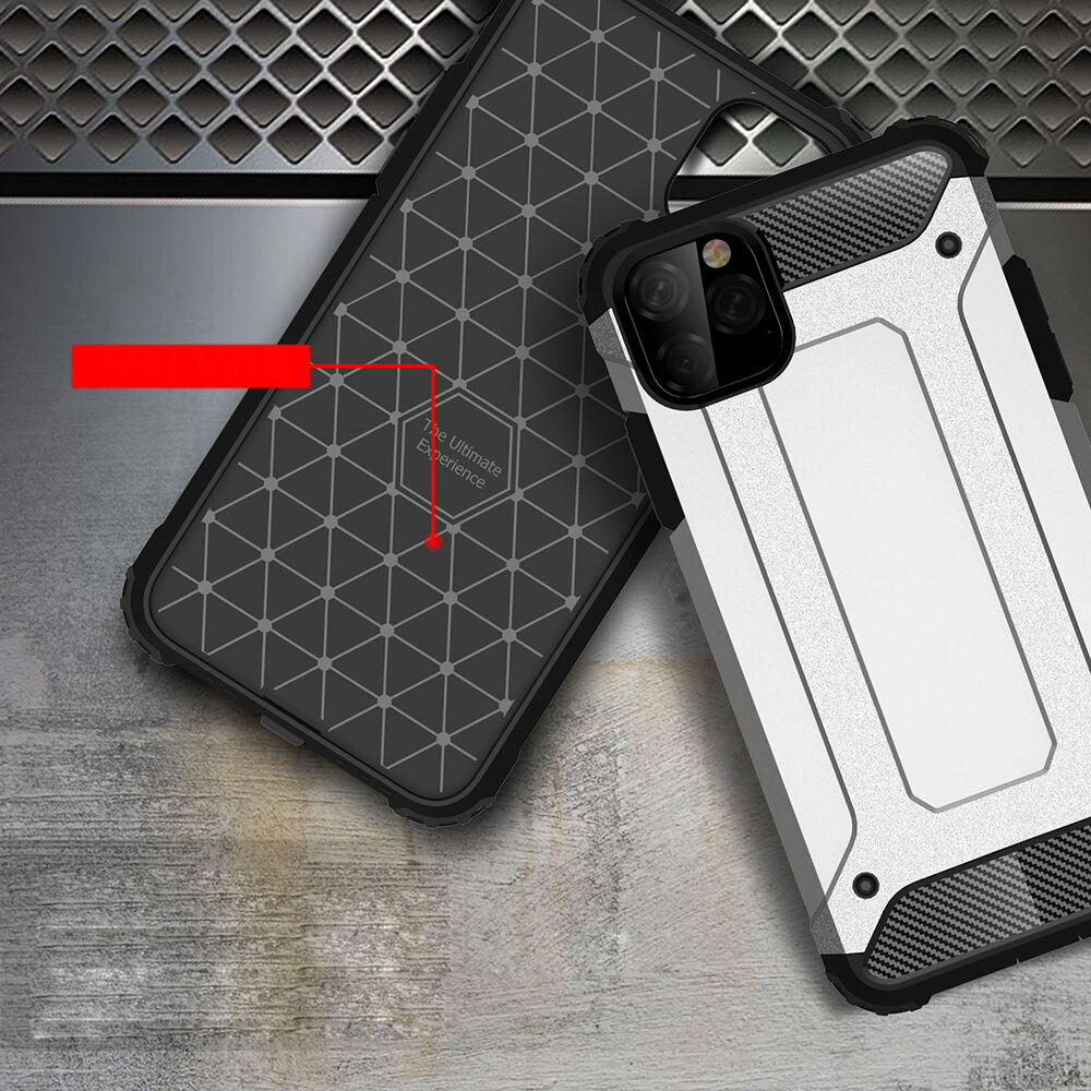 Rendkívül tartós Armor tok iPhone 11 Pro Max - tengerész kék