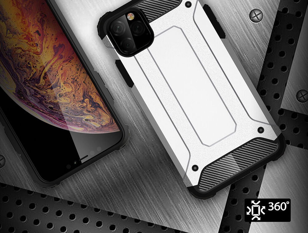 Rendkívül tartós Armor tok iPhone 11 Pro Max - tengerész kék