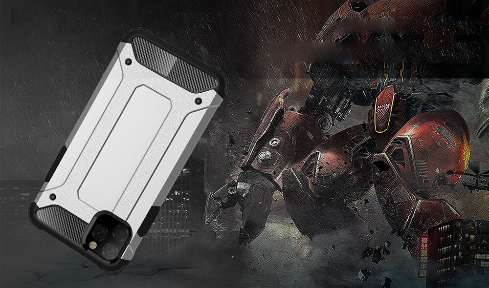 Rendkívül tartós Armor tok iPhone 11 Pro Max - tengerész kék