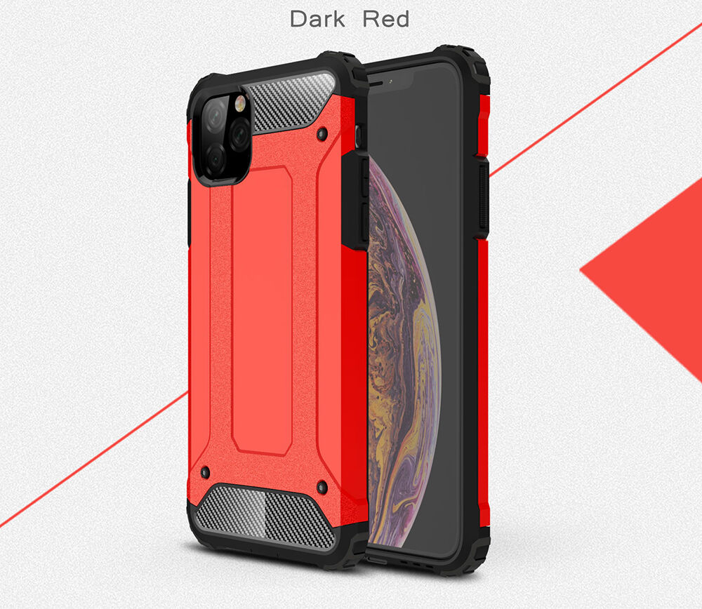 Rendkívül tartós Armor tok iPhone 11 Pro Max - tengerész kék