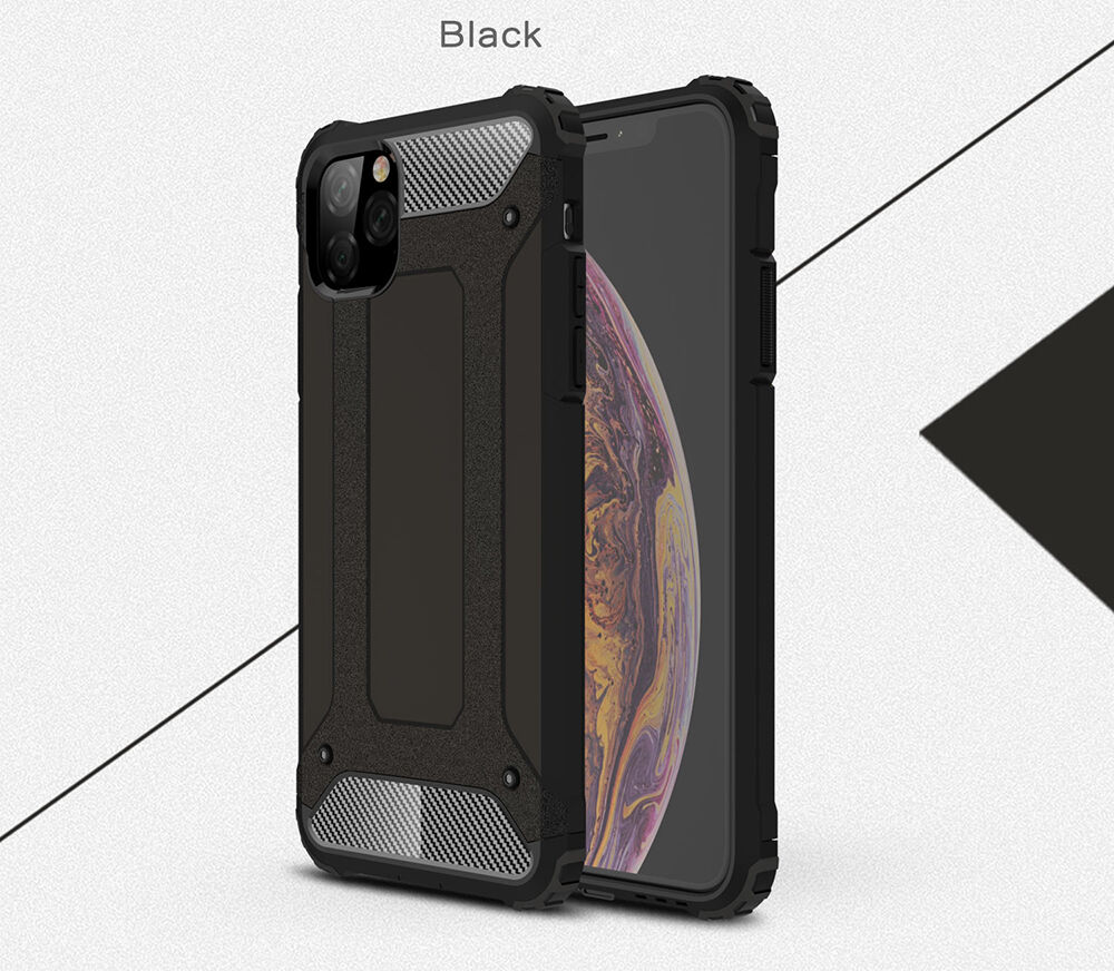 Rendkívül tartós Armor tok iPhone 11 Pro Max - tengerész kék