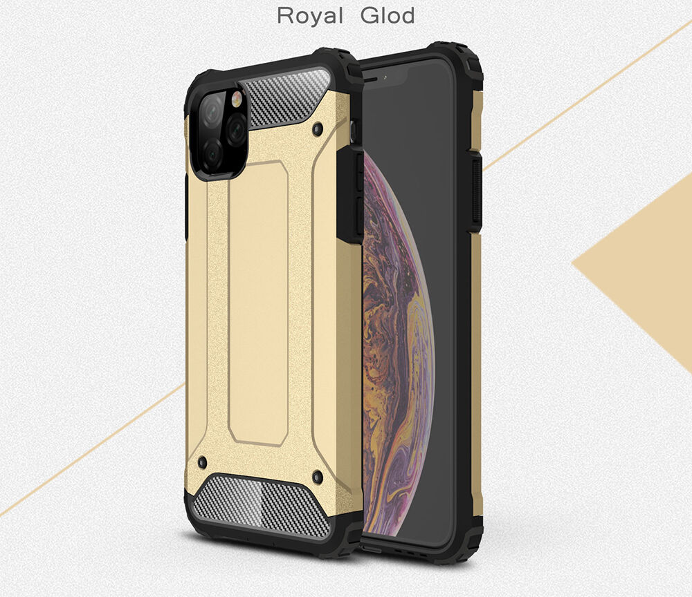 Rendkívül tartós Armor tok iPhone 11 Pro Max - tengerész kék