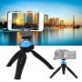 PULUZ Állvány / tripod 360° forgófejjel iPhone készülékre - kék