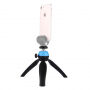 PULUZ Állvány / tripod 360° forgófejjel iPhone készülékre - kék