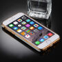 Tok iPhone 6 Plus/ 6S Plus készülékre 360° védelemmel és fényes élekkel - elülső és hátsó részt is védi - arany