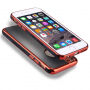 Tok iPhone 6 Plus/ 6S Plus készülékre 360° védelemmel és fényes élekkel - elülső és hátsó részt is védi - piros