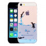 Tok iPhone 5 / 5S / SE (2016) készülékre - művészi kivitelezés - pingvinek