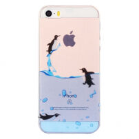 Tok iPhone 5 / 5S / SE (2016) készülékre - művészi kivitelezés - pingvinek