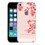 Védőtok művészi kivitelezés iPhone 5 / 5S / SE (2016) - sakura virágok