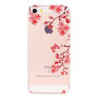 Védőtok művészi kivitelezés iPhone 5 / 5S / SE (2016) - sakura virágok