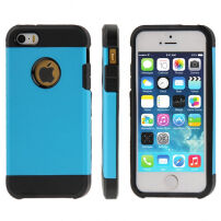 Szuper ellenálló "Armor" tok iPhone 5 / 5S / SE (2016) készülékre - kék