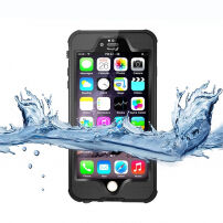 Vízálló és porálló IP68 tok iPhone 6 Plus / 6S Plus készülékre - fekete