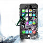Vízálló és porálló IP68 tok iPhone 6 Plus / 6S Plus készülékre - fekete