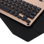 Vezeték nélküli Bluetooth billentyűzet és tok Apple iPad Air 3 (2019) / iPad Pro 10,5" (2017) készülékre - arany