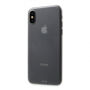Műanyag ultravékony matt hátsó fedél iPhone XS / iPhone X készülékre - szürke