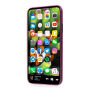 Műanyag ultravékony matt hátsó fedél iPhone XS / iPhone X készülékre - rózsaszín