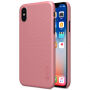 NILLKIN hátsó fedél kijelzővédővel Apple iPhone XS / iPhone X - rózsaszín-arany