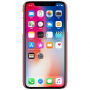 NILLKIN hátsó fedél kijelzővédővel Apple iPhone XS / iPhone X - rózsaszín-arany