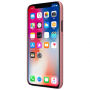 NILLKIN hátsó fedél kijelzővédővel Apple iPhone XS / iPhone X - rózsaszín-arany