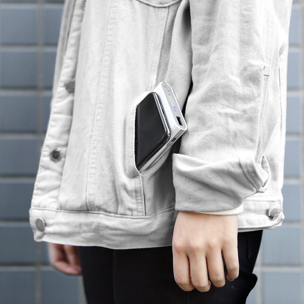NILLKIN power bank / külső akkumulátor 10000mAh vezeték nélküli töltővel - fehér