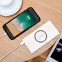 NILLKIN power bank / külső akkumulátor 10000mAh vezeték nélküli töltővel - fehér