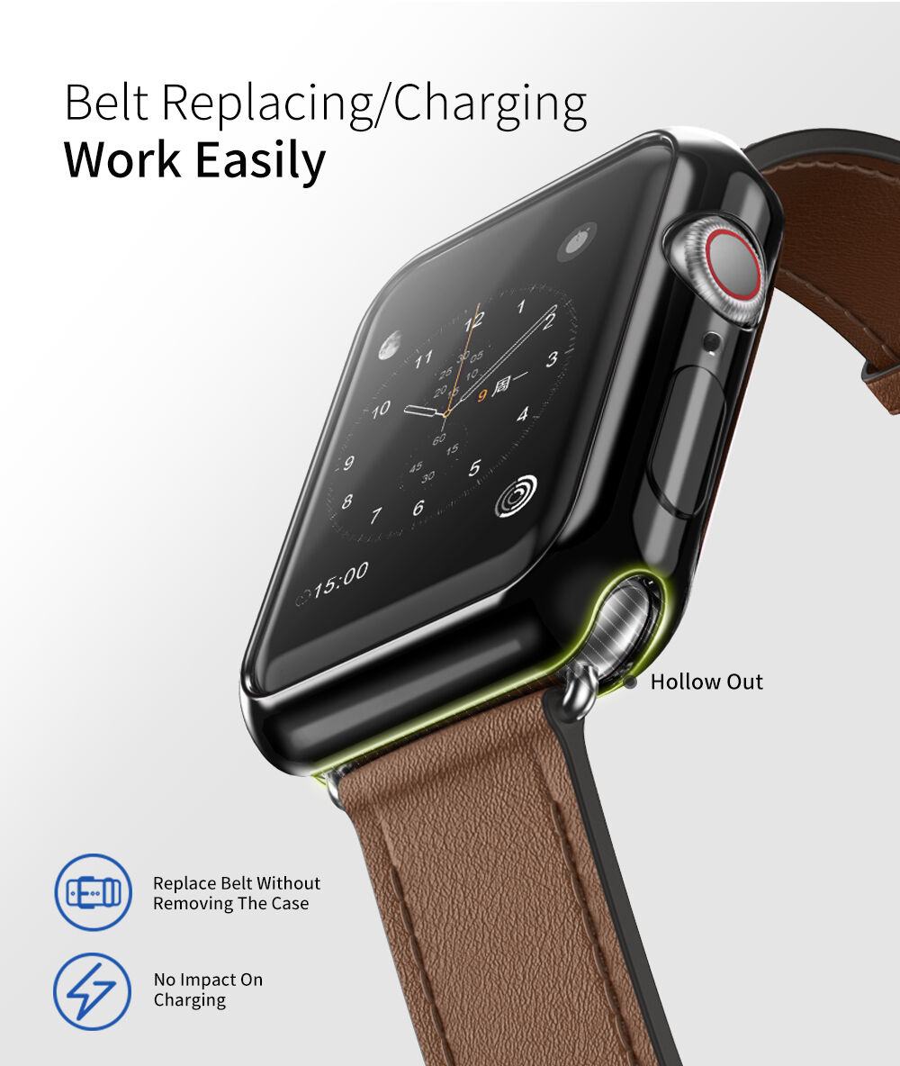 Dux Ducis védő tok Apple Watch 40mm - fekete