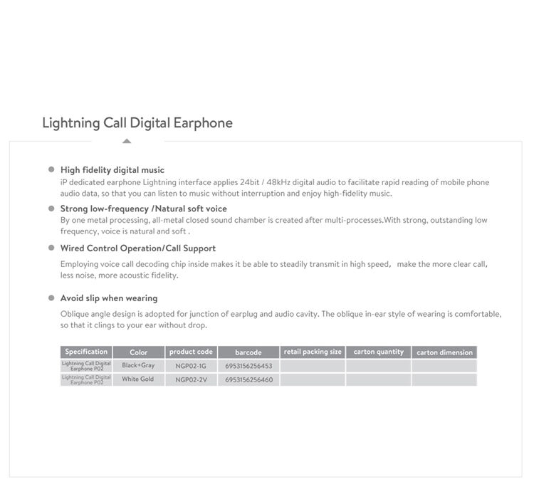 BASEUS Encok fülhallgató lightning konektorral - fehér BASEUS Encok fülhallgató lightning konektorral - fehér