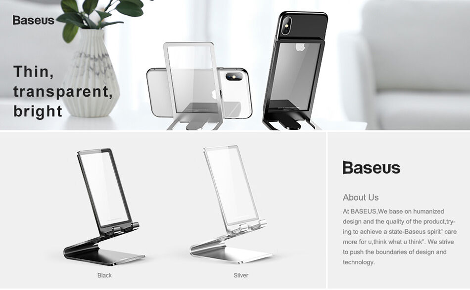 BASEUS elegáns állvány iPhone - fekete