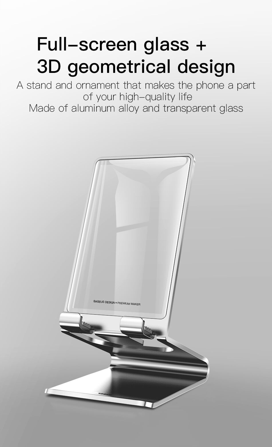 BASEUS elegáns állvány iPhone - fekete