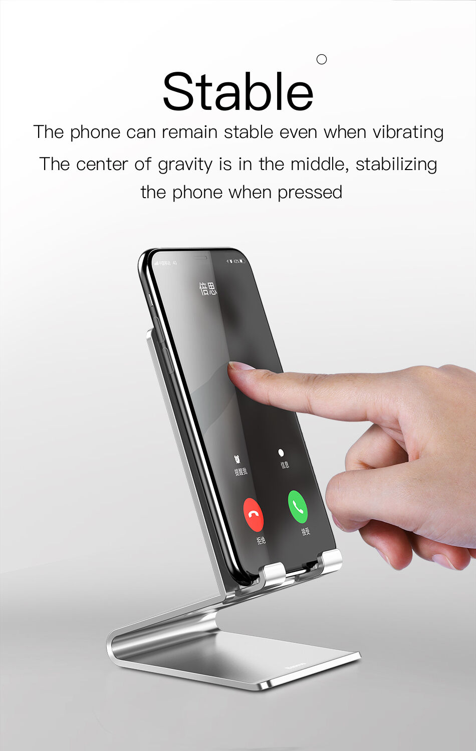 BASEUS elegáns állvány iPhone - fekete