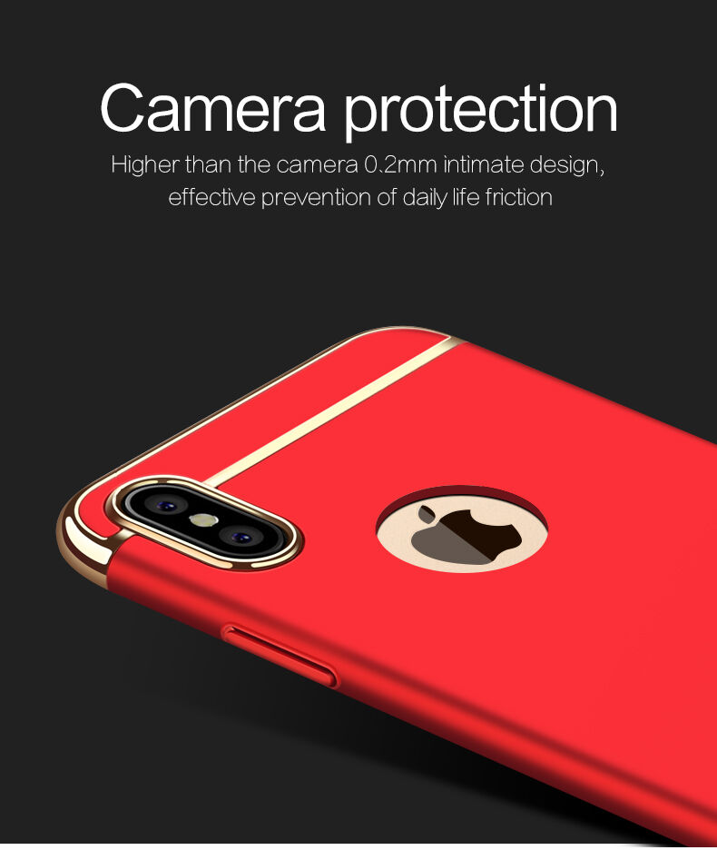 MOFI luxus tok iPhone XS Max - rózsaszín-arany