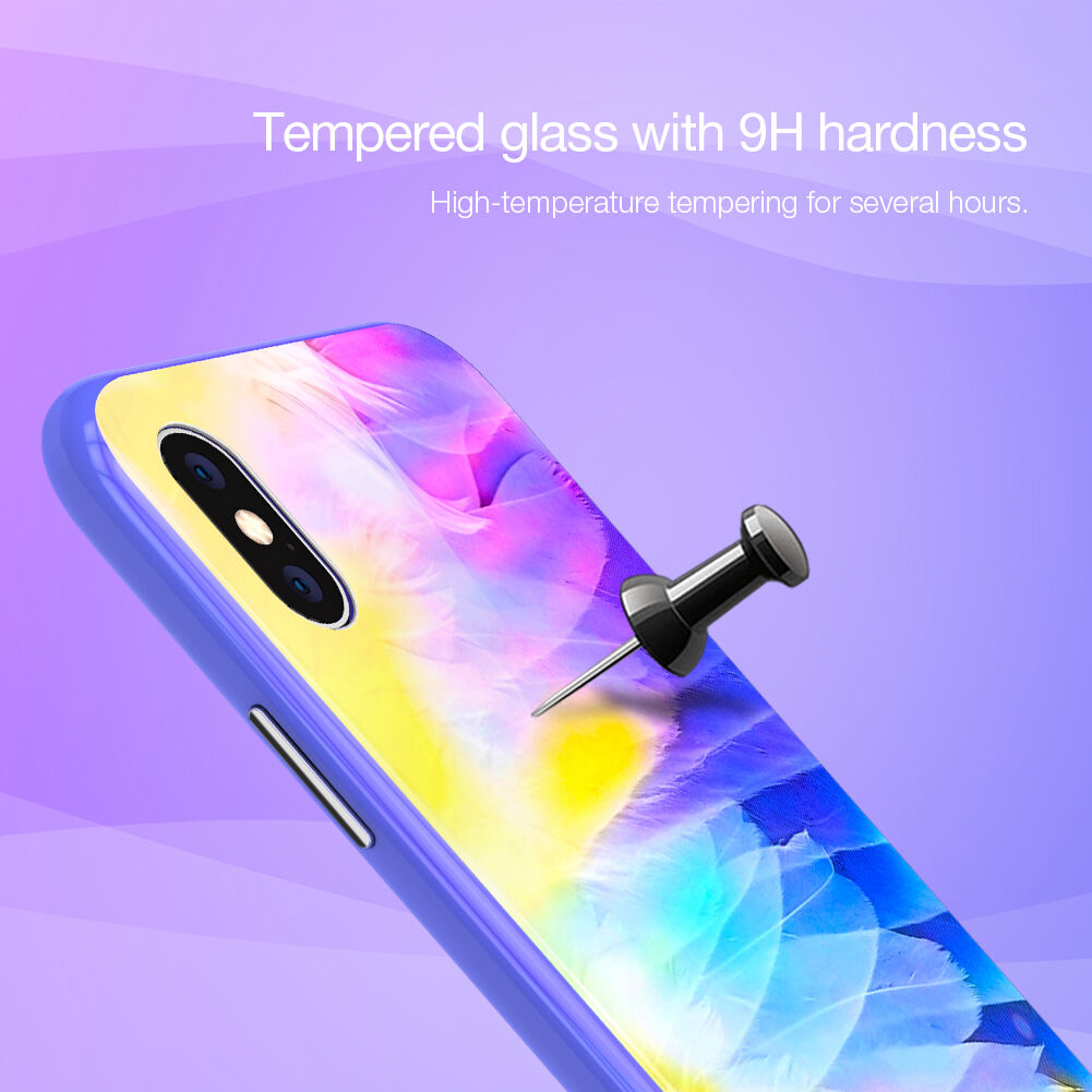 NILLKIN Ombre tok iPhone XS Max - lila