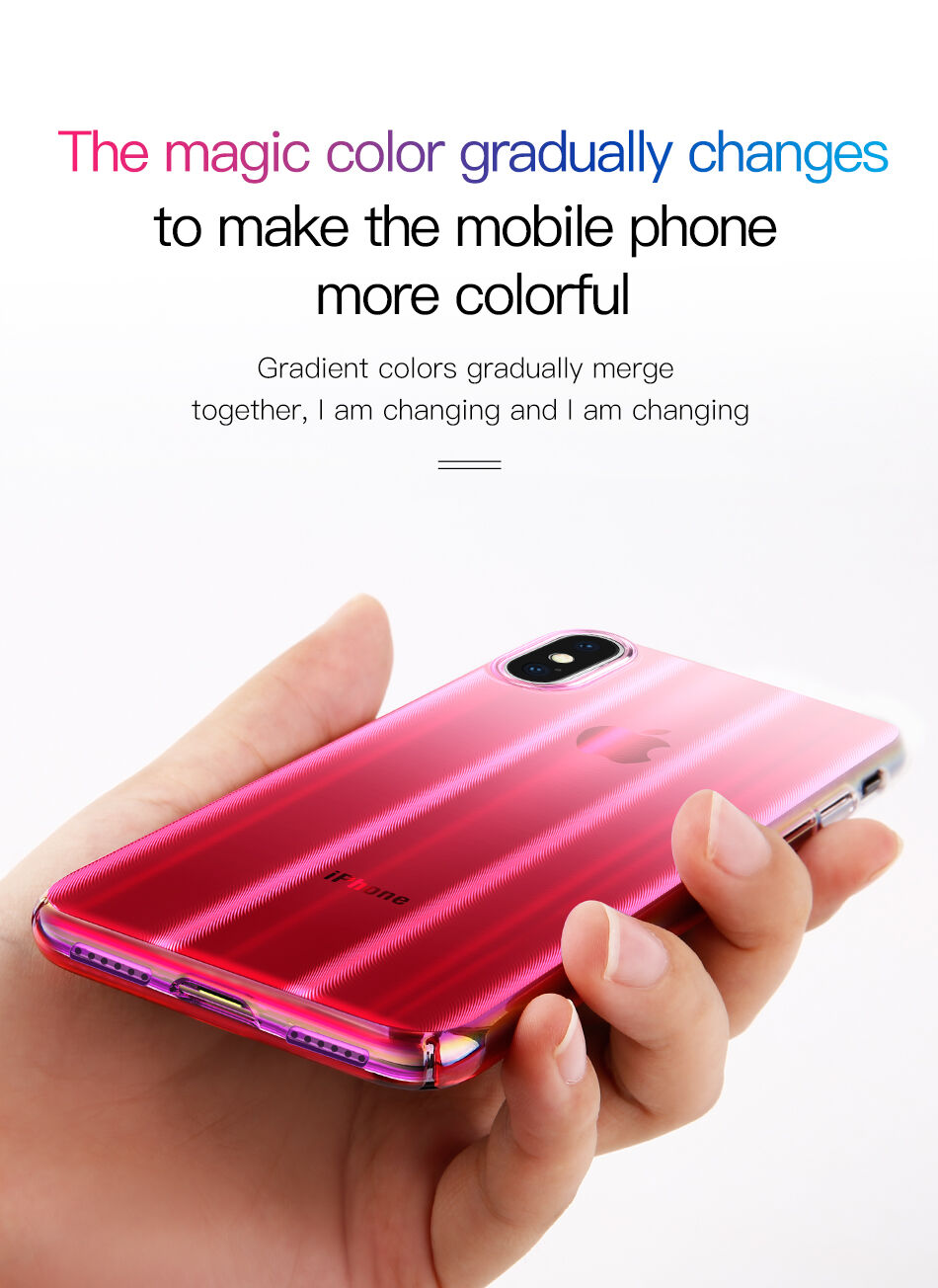 BASEUS Aurora tok iPhone XS - fekete