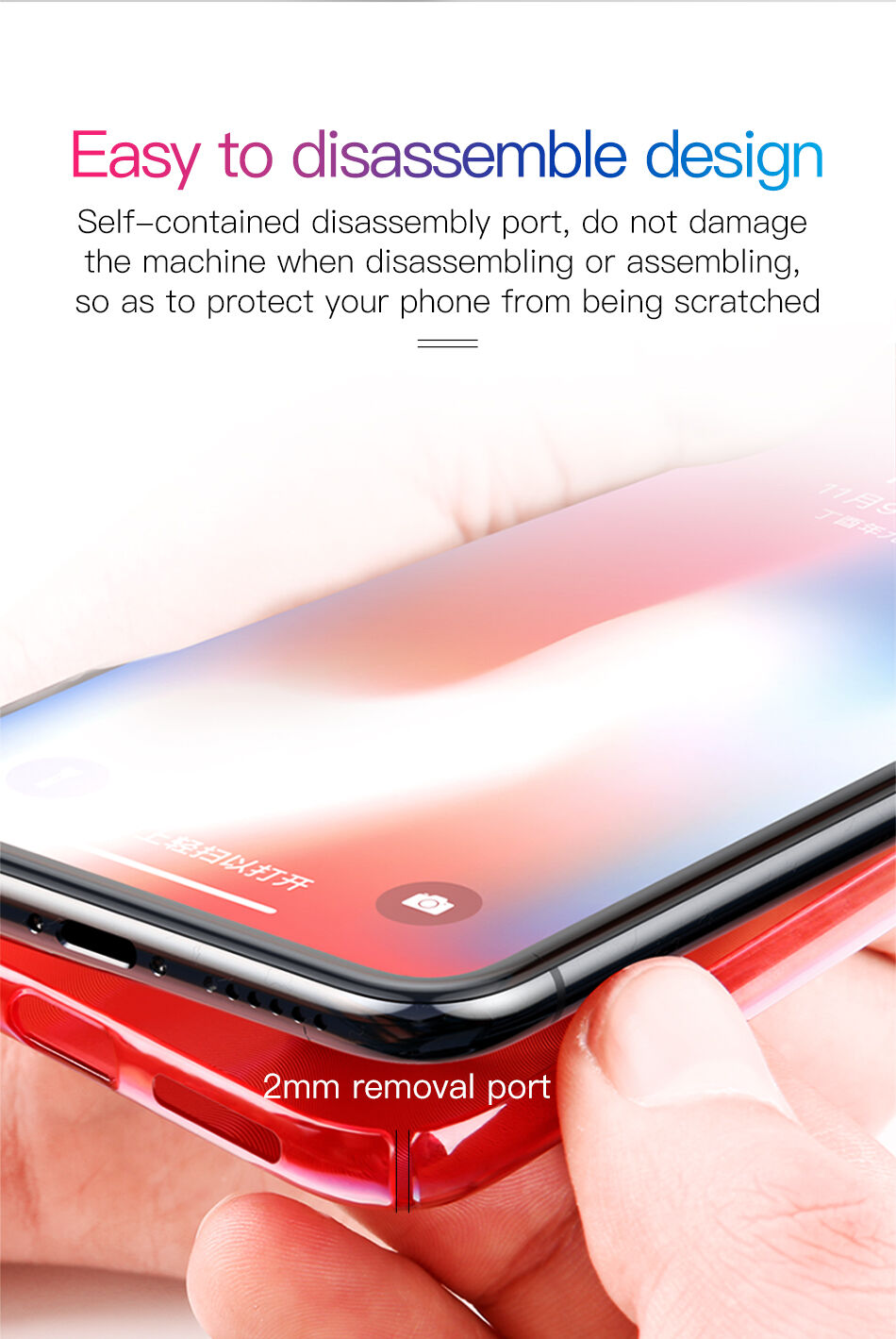 BASEUS Aurora tok iPhone XS - fekete